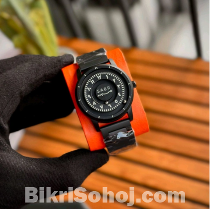 Sabr Magnetic Ball Unique Watch for Men – Black Classic